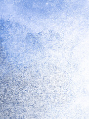 Sparkling Frozen Winter Background with Glittering Stars. Frosty Winter Blue Abstract Background with Snow Texture. Cold Blue Ice Surface Abstract Texture for Seasonal Desig