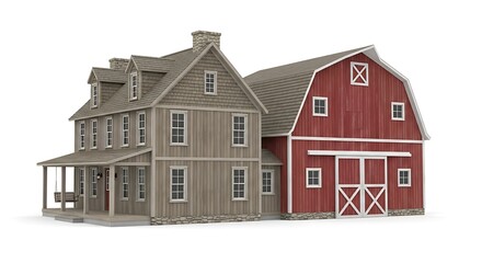 Charming Farmhouse and Barn Combination.