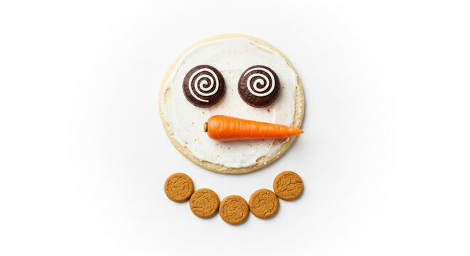 White chocolate candies and a set of white pills closeup illustration of a cowrie seashell food icon