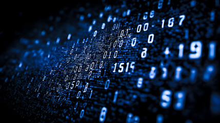 Abstract Digital Data Stream Technology Background