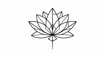 black and white flower