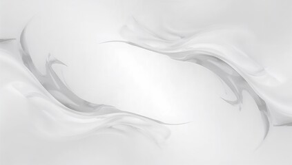 Lucid digital abstract artwork featuring elegant swirling grey and white fluid forms in a dynamic and ethereal composition, creating a modern and serene visual