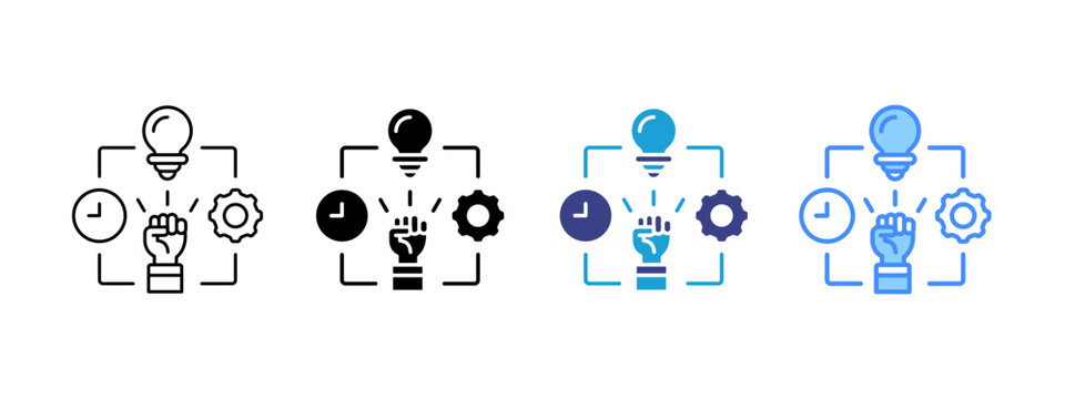 Autonomy Collection icon set multiple style collection