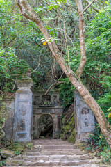 Linh Ung Pagoda and cave in Marble Mountains, Danang, Vietnam.