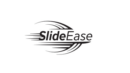 Slide ease Logo for company with business concept design, featuring a symbol, icon, and text vector illustration  