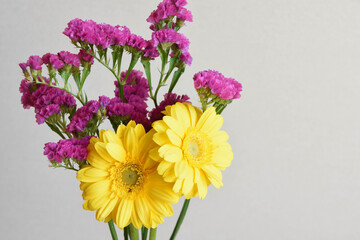 ガーベラとスターチス