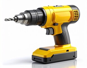 Modern yellow electric drilling tool designed for efficient and versatile use in various applications, perfect for construction tasks and home improvement