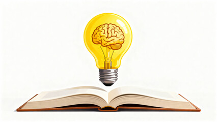 Light bulb with brain inside