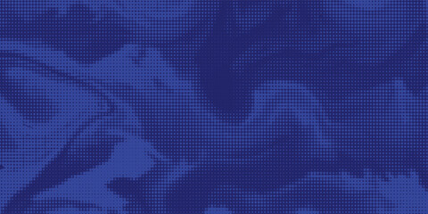 Dots halftone blue color pattern gradient texture with technology digital background
