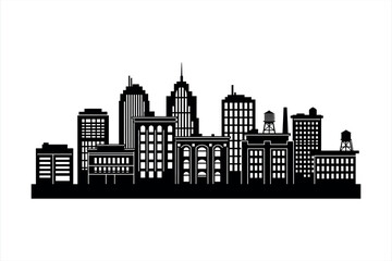 Obraz premium Cityscape Silhouette