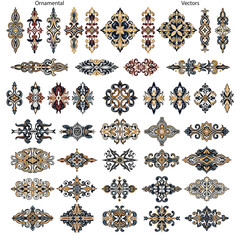 Ornamental Design and Decorative Vector Patterns