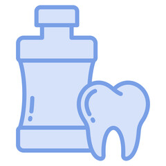 Mouthwash Icon Element For Design