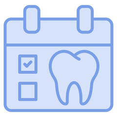 Obraz premium Dentist Appointment Icon Element For Design