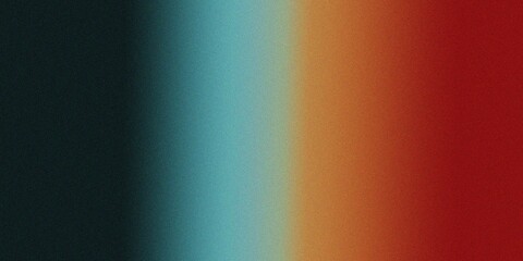 Blur gradient background. Abstract red yellow blue background with grainy texture