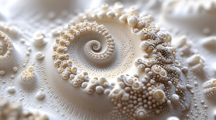 Soft spirals form concentric patterns symbolizing growth infinity and continuous evolution representing harmony rhythm and the endless flow of energy in abstract and meditative design