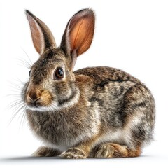 Obraz premium Hyperrealistic image of a rabbit on pure gigapixel standard scale in a studio environment