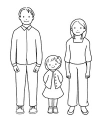 Parent and child1. Drawing.