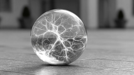 A transparent globe with glowing nodes symbolizes global connectivity data exchange and technological unity representing digital networks communication and the interconnected world of modern innovatio