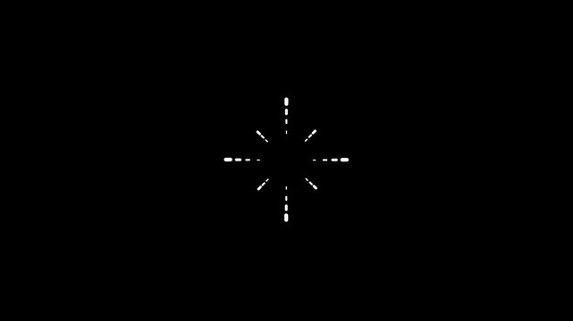 Firework circle burst effect, shiny glowing lines blast, bursting circle, firework effects, Pop up line animation, circles fireworks explosion, line shape blast on black screen background. 4K