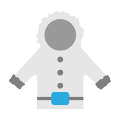 Parka Vector Flat Icon Design