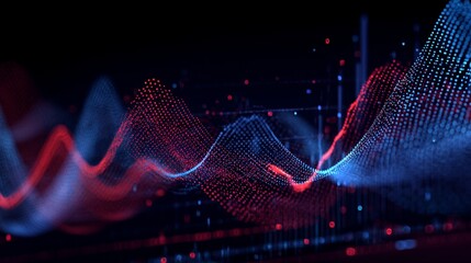 dynamic data visualization of stock market trends