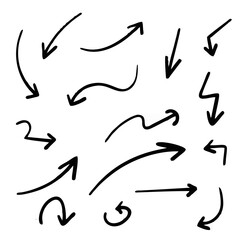 Arrow symbols cartoon drawing...