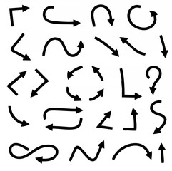 Black arrows. Set of symbo.eps