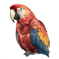 Hyperrealistic image of a colorful parrot in nature gigapixel standard scale detailed viewpoint for wildlife enthusiasts