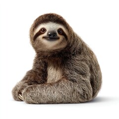 Hyperrealistic image of a sloth in a natural environment gigapixel detail wildlife photography