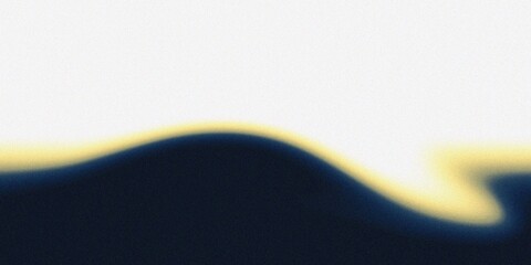 Abstract wavy design in white, yellow, blue gradient with noise effect