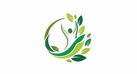 green leaves logo