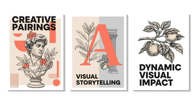 Creative pairings, visual storytelling, and dynamic visual impact through art and design
