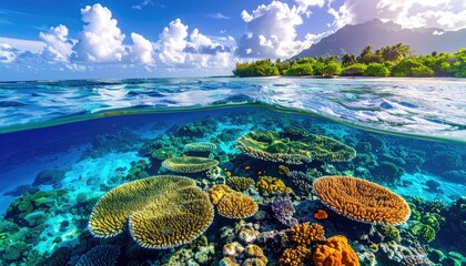 tropical coral reef
