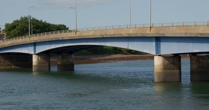 shot of the Montrose river south Esk road bridge