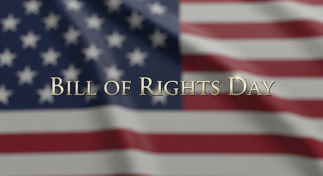 Patriotic background featuring a waving American flag, symbolizing the fundamental freedoms and civil rights of citizens