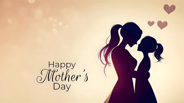 Loving Mom and Child Illustration