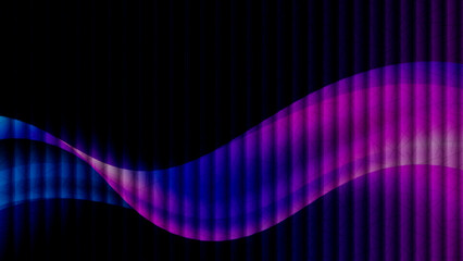 dark abstract blue and purple futuristic background with thick overlapping curved waves