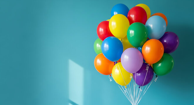 colorful balloons background