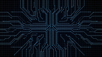 Binary numbers stream forward in a glowing futuristic sci-fi tunnel, representing data transfer.
