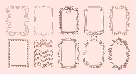set of hand drawn vector illustration