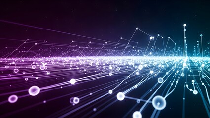 Glowing arrows guide data through a fast digital tunnel, symbolizing speed, progress, and futuristic network transfer.