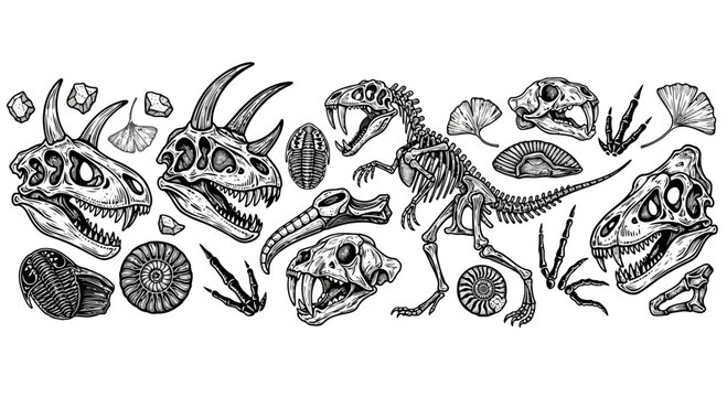 ぷ*ー様 サーベルタイガー 実寸大 化石 レプリカ