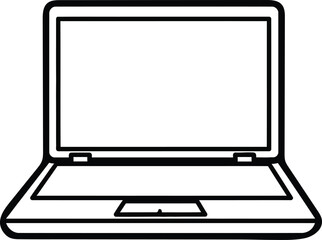 Laptop Computer Outline Icon