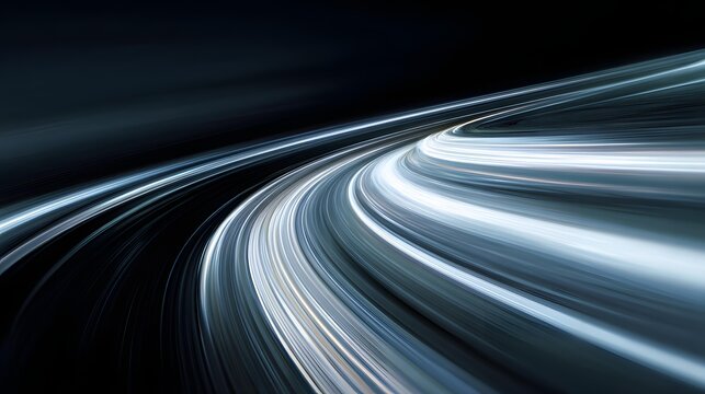 abstract curved lines with motion blur, dynamic energy background