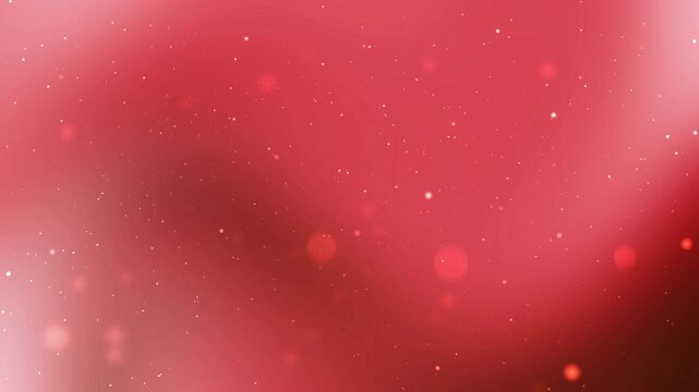 Blurred red background with white sparkles and bokeh suitable for festive designs, holiday greetings, christmas themes, abstract backgrounds, and special occasions.