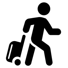 businessman with suitcase