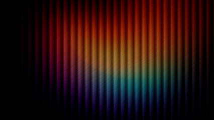dark abstract futuristic warm to cool rainbow gradient glowing vertical stripes
