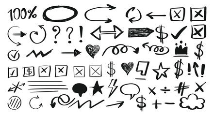 Crayon doodle speech bubbles set. Hand drawn chalk talk balloons, comic text clouds, and cute pastel dialogue boxes. Vector children’s cartoon elements.