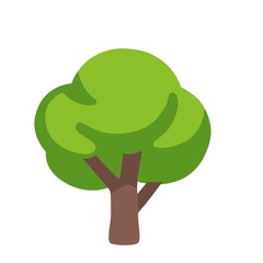green tree vector illustration