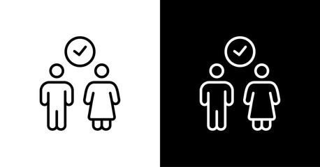 Engage  White Icon Set Design